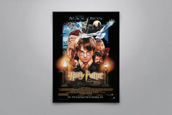 Harry Potter and the Sorcerer's Stone Signed Poster with COA