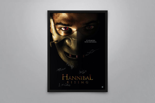 Hannibal Rising Signed Poster with COA