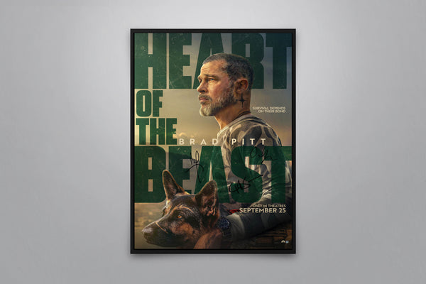 Heart of the Beast Signed Poster with COA