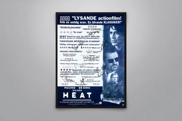 Heat Signed Poster with COA