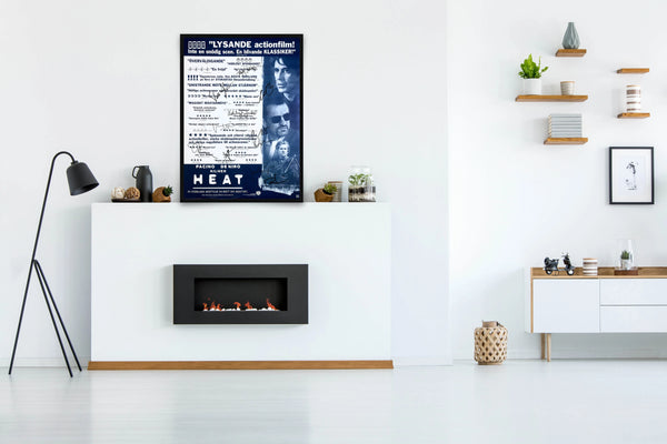 Heat Signed Poster with COA