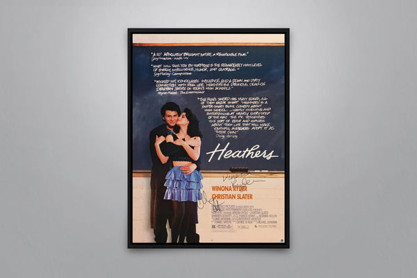 Heathers Signed Poster with COA