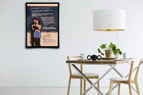 Heathers Signed Poster with COA