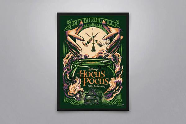 Hocus Pocus 30th Anniversary Signed Poster with COA