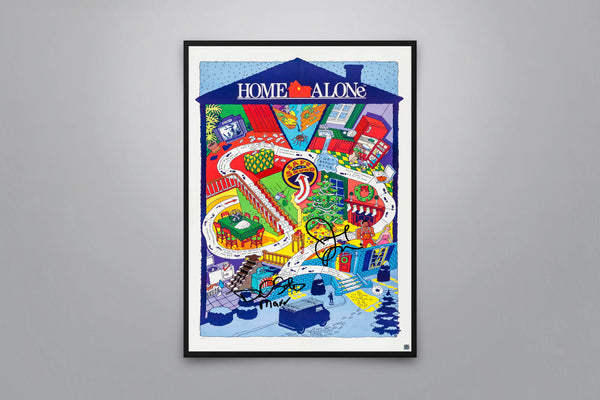 Home Alone Signed Poster with COA
