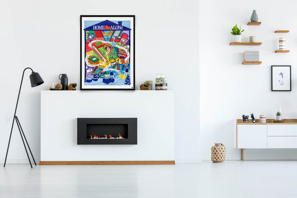 Home Alone Signed Poster with COA