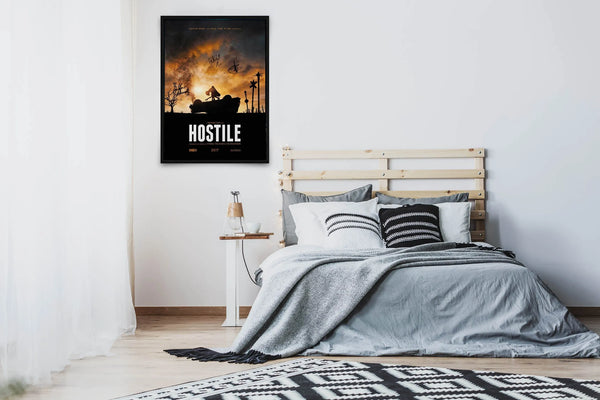 Hostile Signed Poster with COA