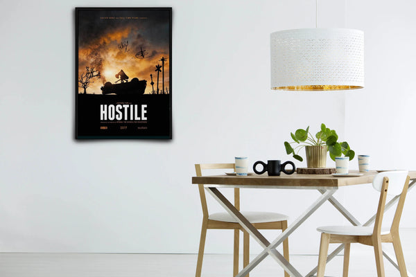 Hostile Signed Poster with COA