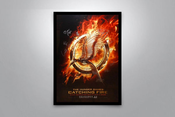The Hunger Games: Catching Fire Signed Poster with COA