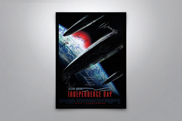 Independence Day: The ID4 Invasion Signed Poster with COA