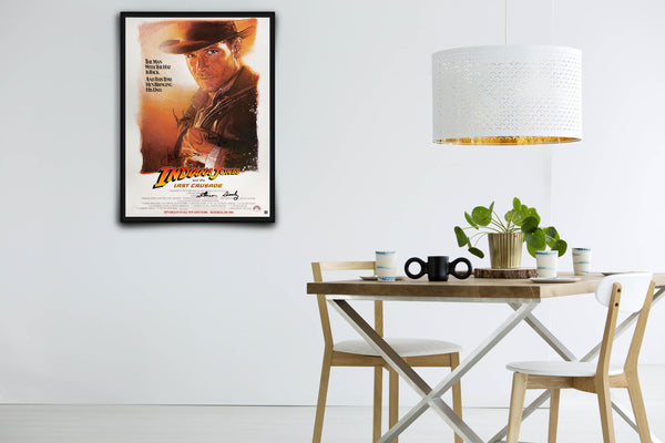 Indiana Jones and the Last Crusade Signed Poster with COA