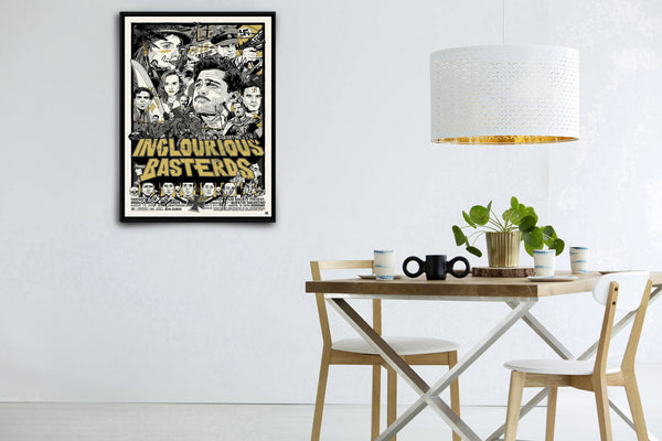 Inglourious Basterds Signed Poster with COA