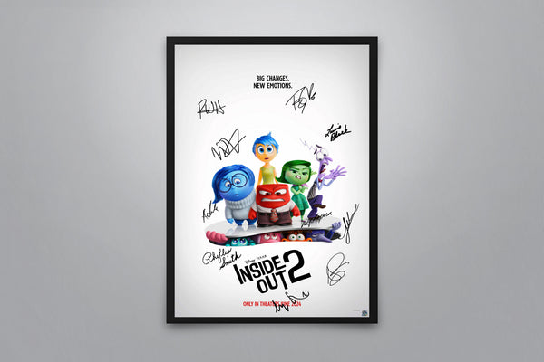 Inside Out 2 - Signed Poster + COA