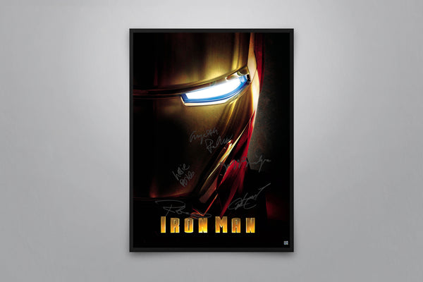 Iron Man Signed Poster with COA