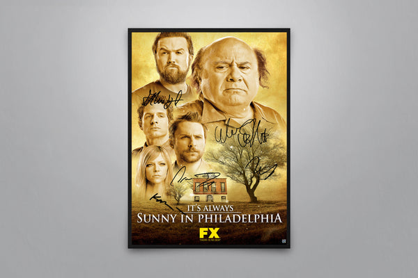 It's Always Sunny in Philadelphia Signed Poster with COA