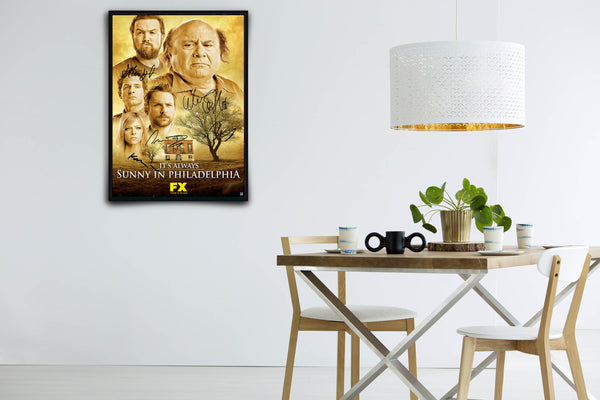 It's Always Sunny in Philadelphia Signed Poster with COA