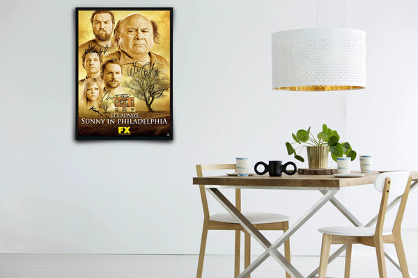 It's Always Sunny in Philadelphia Signed Poster with COA