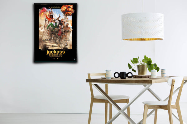 Jackass: Best and Last Signed Poster with COA