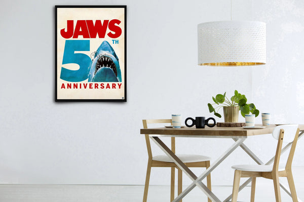 Jaws 50th Anniversary Signed Poster with COA