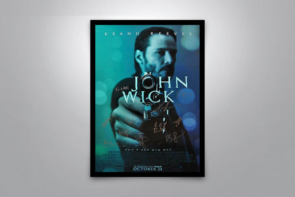 John Wick Signed Poster with COA
