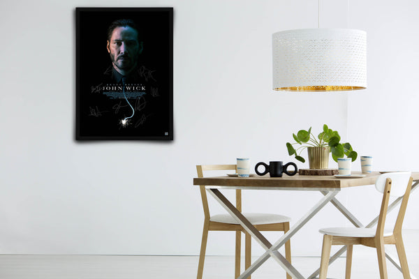 John Wick Signed Poster with COA