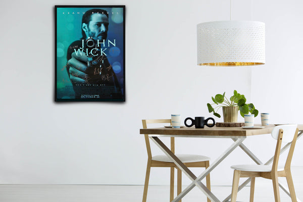 John Wick Signed Poster with COA