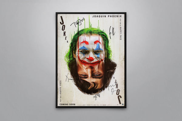 Joker Signed Poster with COA