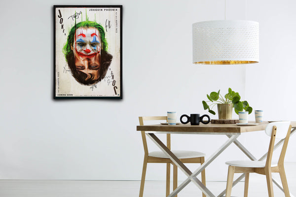 Joker Signed Poster with COA