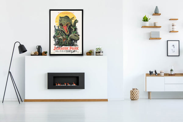 Jurassic Park Signed Poster with COA