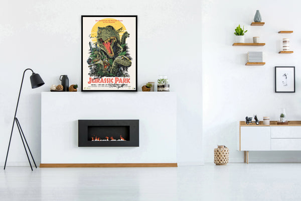 Jurassic Park Signed Poster with COA