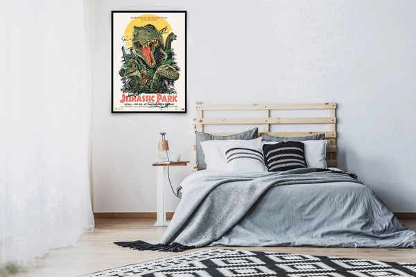 Jurassic Park Signed Poster with COA