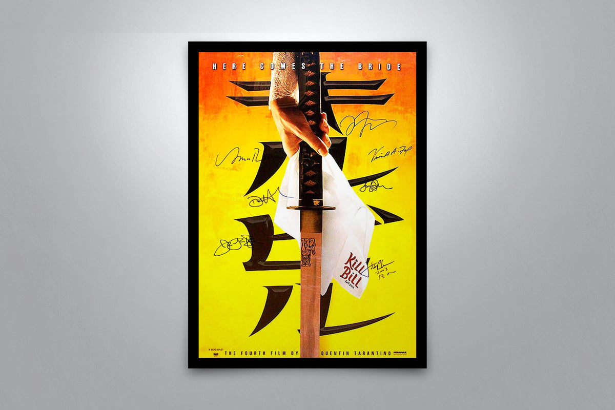 Kill Bill Signed Poster | Poster Memorabilia