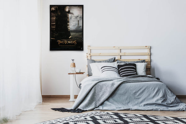 The Lord of the Rings: The Two Towers Signed Poster with COA