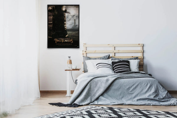 The Lord of the Rings: The Two Towers Signed Poster with COA
