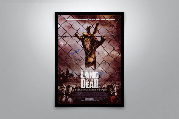 Land of the Dead Signed Poster with COA