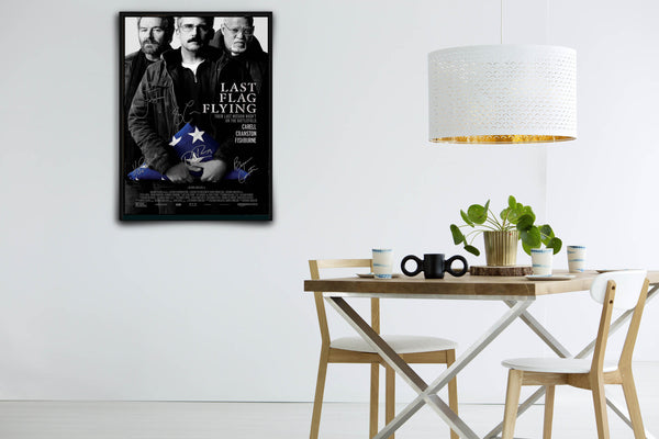 Last Flag Flying Signed Poster with COA