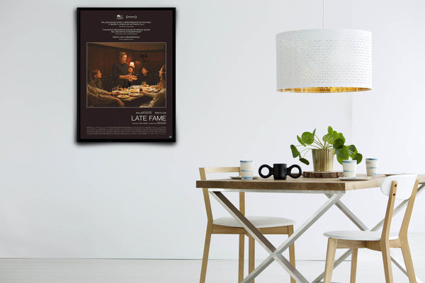 Late Fame Signed Poster with COA