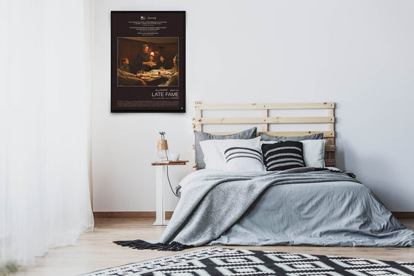 Late Fame Signed Poster with COA