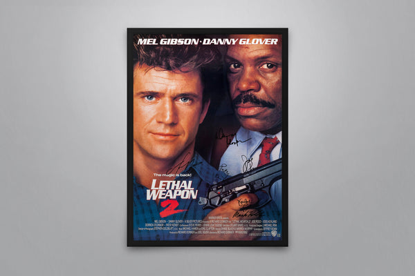 Lethal Weapon 2 Signed Poster with COA