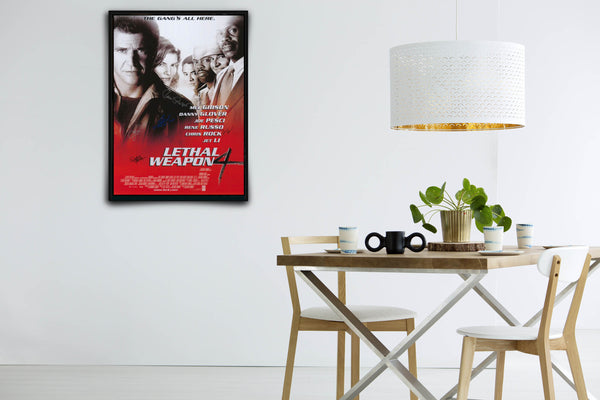 Lethal Weapon 4 Signed Poster with COA