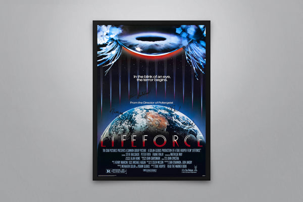 Lifeforce Signed Poster with COA