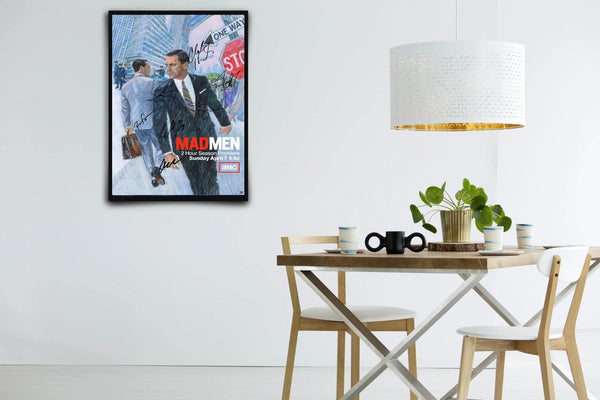 Mad Men Signed Poster with COA