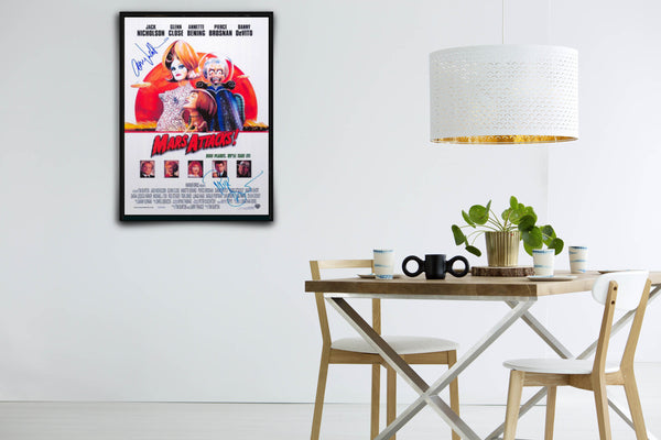 Mars Attacks! Signed Poster with COA