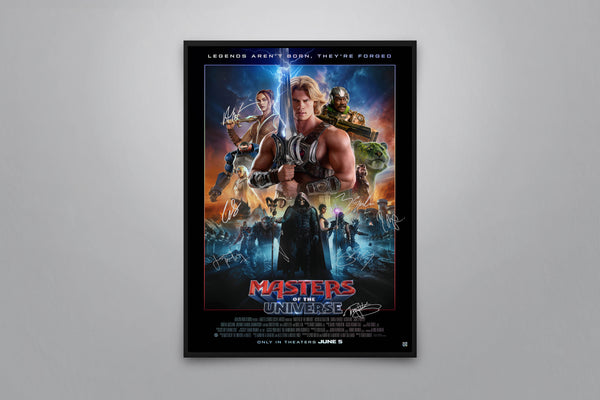 Masters of the Universe Signed Poster with COA