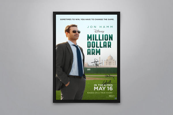 Million Dollar Arm Signed Poster with COA