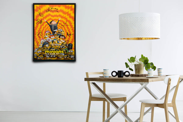Minions: The Rise of Gru Signed Poster with COA