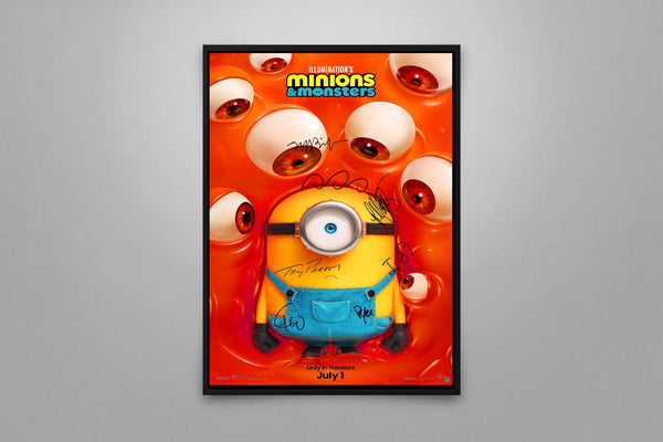 Minions & Monsters Signed Poster with COA
