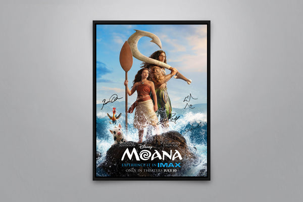 Moana (2026) Signed Poster with COA