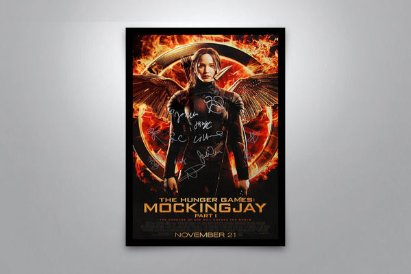 The Hunger Games: Mockingjay Part 1 Signed Poster with COA
