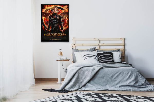 The Hunger Games: Mockingjay Part 1 Signed Poster with COA